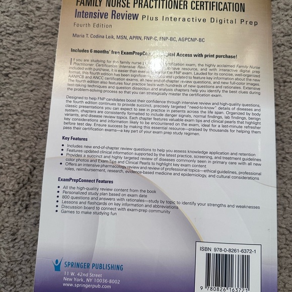 FNP Certification Leik Intensive Review Book PLUS ONLINE ACCESS - Picture 3 of 5